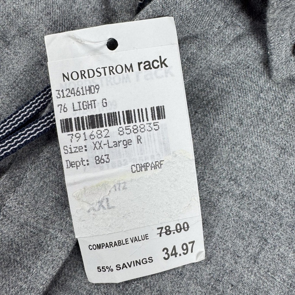 Heritage Report‎ Collection Mens 2XL Gray Soft Touch Flannel Slim Fit Shirt NEW - Picture 5 of 11
